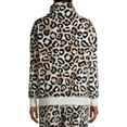 thumbnail image 5 of Secret Treasures Women's and Women's Plus Deluxe Touch Long Sleeve Half Zip Lounge Pajama Sweatshirt, 5 of 6
