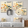 thumbnail image 4 of Designart "Minimalist Masterpiece in Beige Mid Century" Abstract Collages Metal Wall Decor, 4 of 5