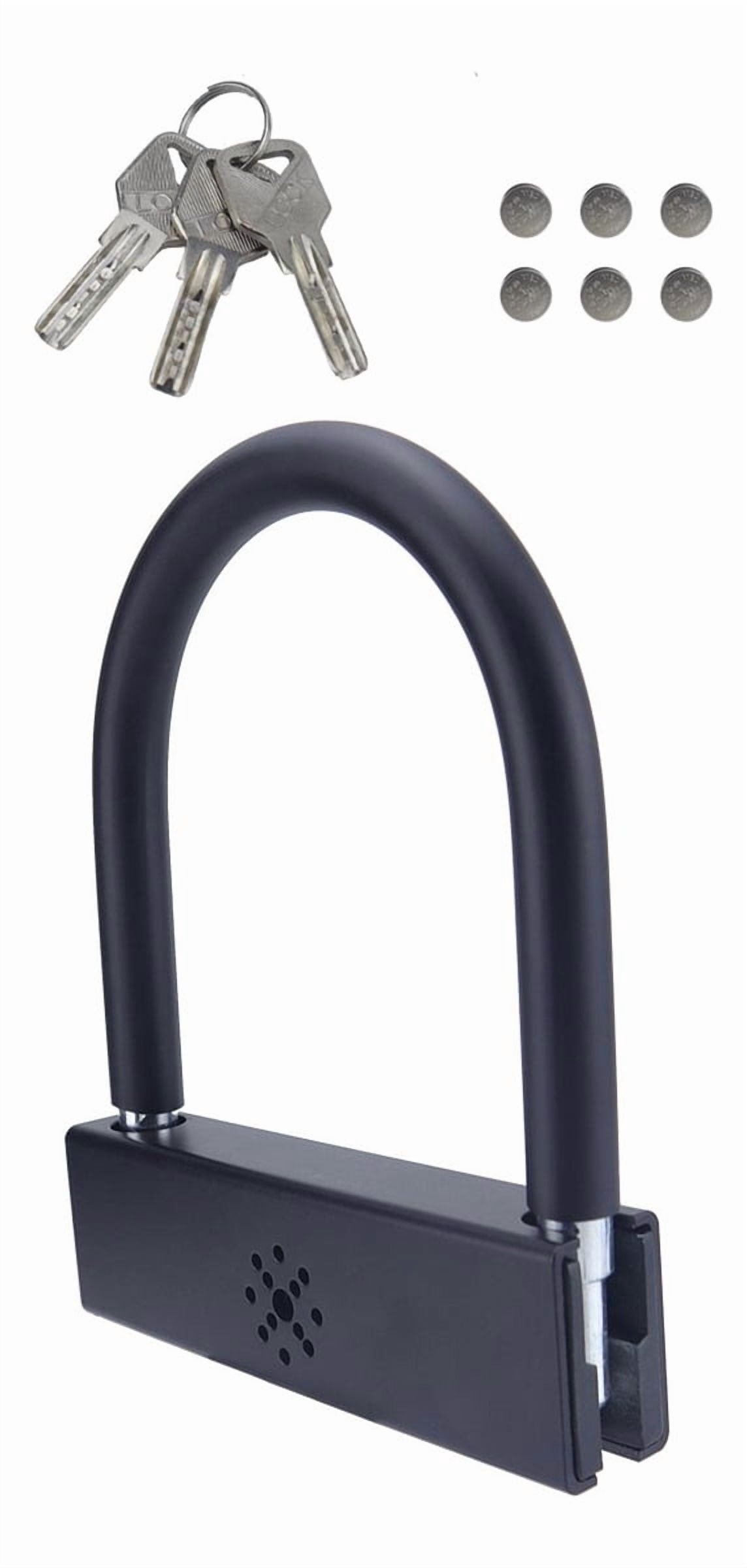 Applicable to U-Lock with Alarm and 3 Keys, Universal Padlock