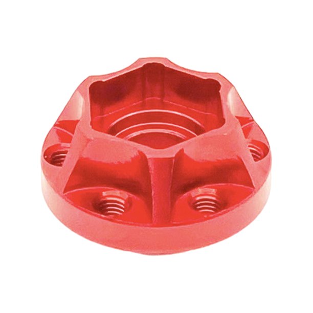 Bujes hexagonales de rueda, accesorios de modificación de actualización, adaptador de extensión de combinador de extensión de rueda para camión Axial 9 mm rojo Sunnimix Bujes hexagonales de rueda