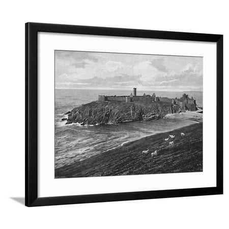  St Patrick s Island Peel Isle of Man c1896 Framed  