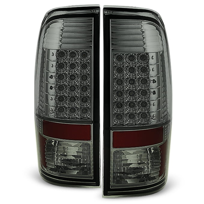 Ford F150 Styleside 97-03 LED Tail Lights With LED 3rd - Black Xtune ALT-JH-FF15097-LED-SET-BK Brake Light