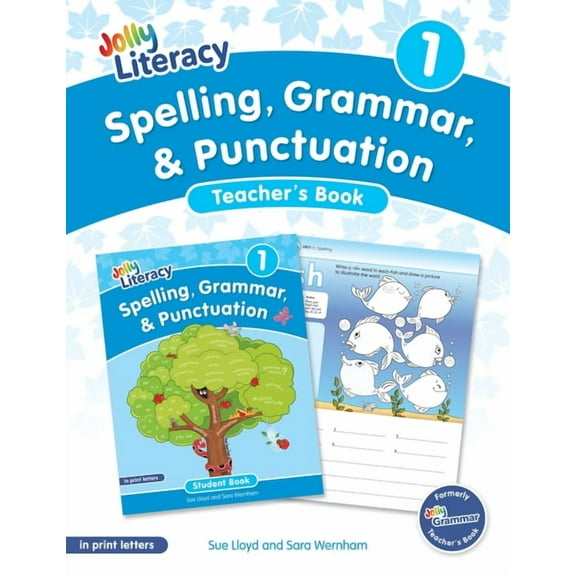 Spelling, Grammar, & Punctuation Teacher's Book 1: In Print Letters (American English Edition), (Paperback)