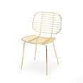 thumbnail image 1 of Noble House Stephen Modern Glam Iron Dining Chair, Gold, 1 of 9