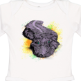 thumbnail image 4 of Inktastic Colorful Lurking Gator Boys or Girls Long Sleeve Baby Bodysuit, 4 of 5
