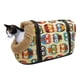 thumbnail image 5 of Mochila con cremallera para perros y gatos pequeños Terciopelo 4, 5 of 9