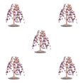 thumbnail image 1 of Thinsony 1/2/3/5 Stable Tree Desktop Ornament With Low Center Of Gravity - For Office Meaningful Purple 5PCS, 1 of 6