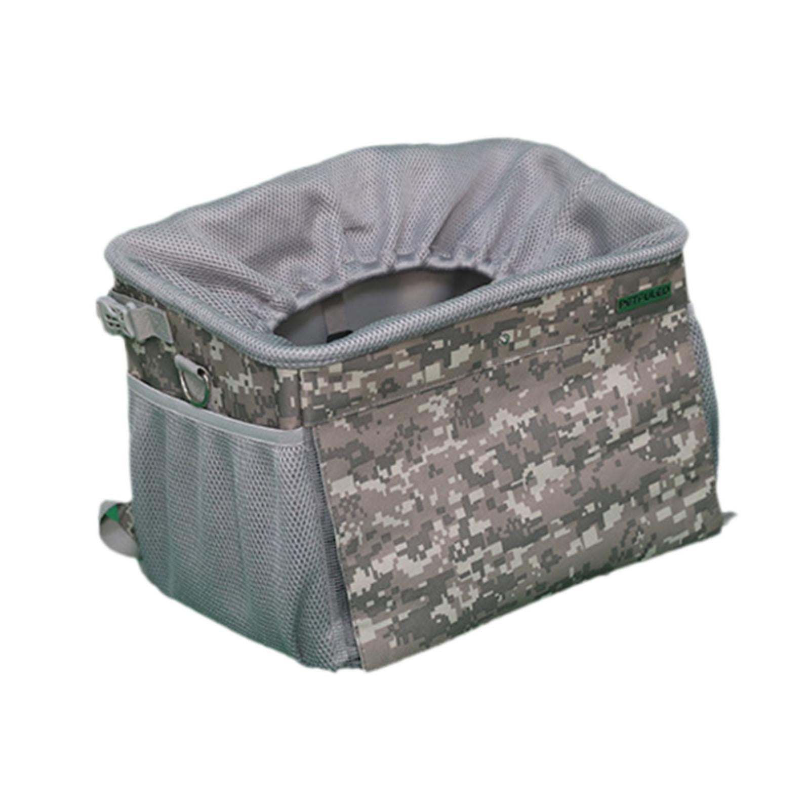 Bvdfgk Dog Bike Basket Ventilated Dog Backpack Carrier Camping Biking Dog Bag Large Dog