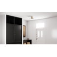 thumbnail image 3 of QFL6789LGK Quoizel Lighting Indigo - 2 Light Flush Mount-5.25 Inch Tall and 15.75 Inch Wide-Light Gold Finish-Black Stripe Shade Color, 3 of 4