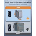 thumbnail image 4 of Outdoor Electrical Box Waterproof, Dual 20 AMP WRTR GFCI Receptacles, Weatherproof Outlet Box with Metal 3R Enclosure, Lockable Outlet Cover, GFCI Outlet for Garden, Outdoor Lights, 4 of 7