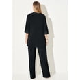 thumbnail image 2 of Catherines Women's Plus Size Petite Lace Gala 3-Piece Pant Suit, 2 of 6