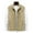 W01-Khaki, variant on JUUYY Men's Work Vest Solid Color Stand Collar Full Zip Up Waterproof Cargo Vest Quick-Dry Utility Waistcoat with Pockets Black XXL