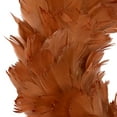 thumbnail image 5 of Northlight Two-Tone Feathers Christmas Wreath - 14.5" - Unlit - Rust Orange, 5 of 5