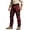 A Wine, variant on Summer Pants for Men Men's Rugged Outdoor Cargo Hiking Pants Camo Print Lightweight Comfortable Fit for Adventure Work and Travel L