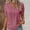 Pink, variant on Evening Blouses For Women Elegant Party Short Sleeves Plus Size Puff Sleeve Shirt Hollow V Neck Tunic Blouses floral Top silk shirt stripe work