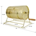 thumbnail image 2 of CAOWEI  Metal Raffle Drum Brass Plated 12x 8-Inch Bingo Set, 2 of 12
