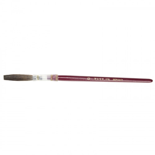 Mack : Series 179L : Brown Pencil Quill, Red Lacquer Handle : # 12