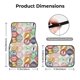 thumbnail image 5 of Fotbe Travel Stamp Juego de 4 Tapetes para Auto con Estampado – Alfombrillas de Goma Reforzada, Diseño Antideslizante, Protección para Todo el Año – Vehículos, Autos, Camionetas y SUVs, 5 of 7