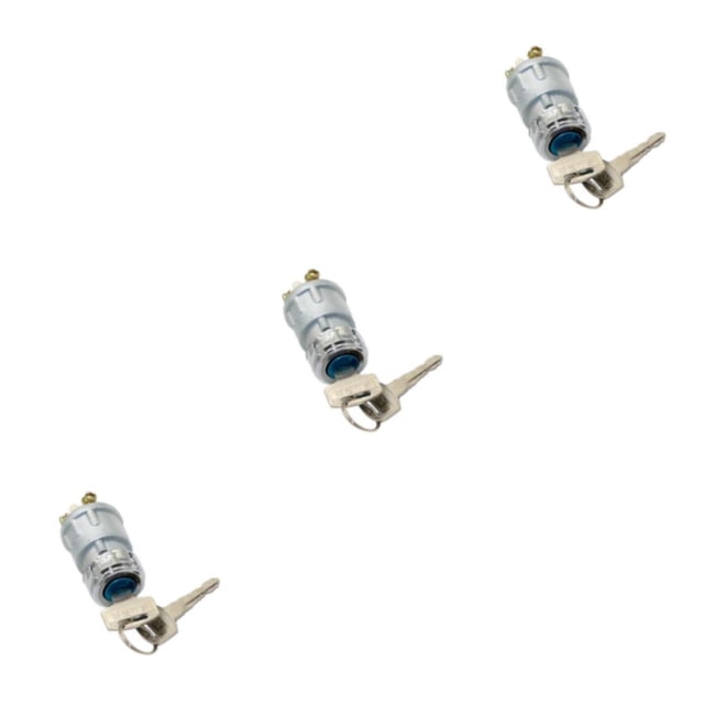 Langgg Versatile Ignition Key Switch for 50 110 125 250cc Quad Dirt Bike ATV Buggy Style A 3Set