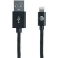 thumbnail image 2 of At&t Sc03b-lgt & Sync Braided To Lightning Cable, 4ft (black), 2 of 2