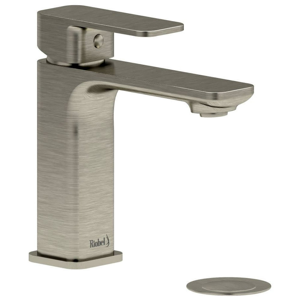 Riobel Eqs01 Equinox 1.2 GPM Single Hole Bathroom Faucet Nickel