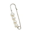 thumbnail image 2 of harmtty Flower Shape Anti-Exposure Women Brooch Pin Shining Rhinestone Faux Pearls Safety Pin Costume Accessories, 2 of 8