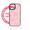 Pink/No Words, variant on abbyrose Pink Bows MagSafe iPhone Case for iPhone 14 Plus
