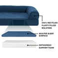 thumbnail image 4 of FurHaven Pet Products Quilted Full Support Orthopedic Sofa Pet Bed for Dogs & Cats - Navy, Jumbo, 4 of 13
