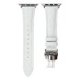 thumbnail image 1 of Crocodile Texture Leather Strap for Apple Watch Series 10 42mm / 9 8 7 41mm / SE (2023) SE (2022) SE, 1 of 5