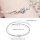 thumbnail image 2 of Pulsera de Plata 925 Mujer, Pulsera dijes con alas de ángel, Brazalete de Corazon, Pulsera de Amistad Ajustable, Elegante Joyeria Moda Mujer, Regalo para Mamá, Esposa, Novias, 2 of 4