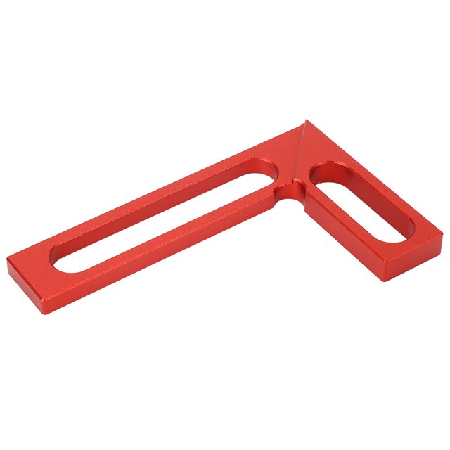 Règle d'Angle Droit de Travail du Bois, Angle Finder Protector L Règle Carrée en Alliage d'Aluminium Outil de Mesure d'Angle d'Onglet de Haute Précision pour Menuisier Ingénieur