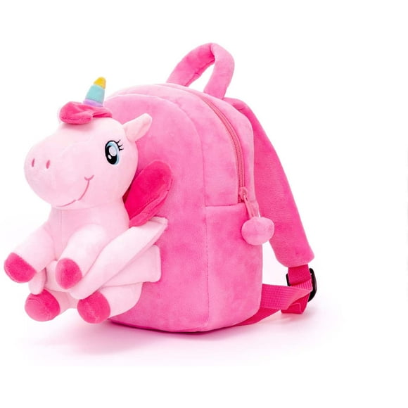 Sac Licorne pour Enfants, Jouet en Peluche, Voyage pour Tout-Petits, Jouet d'Épaule pour 3-8 Ans