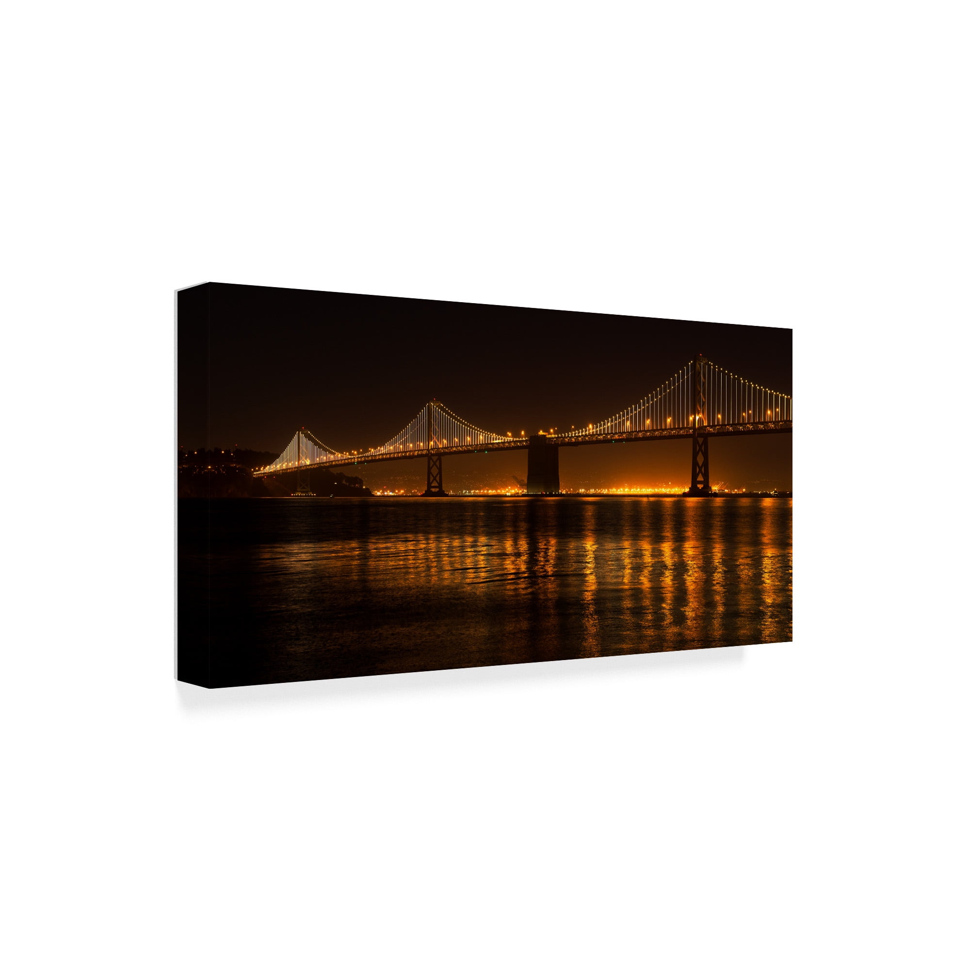 Trademark Fine Art 'Bay Bridge' Canvas Art by Lance Kuehne