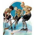 thumbnail image 7 of Marmont Hill Girls Playing Ice Hockey by Blanche Greer Painting Print on Canvas, 7 of 7