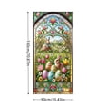 thumbnail image 3 of zhangmingg Easter Door Banner for Home and Business Decorative Polyester Hanging Sign with Festive Pattern Design, 3 of 5