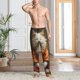 thumbnail image 2 of Fotbe Haystack Meditating Cat Pantalones de Pijama para Hombre, Pantalones de Dormir, Pantalones de Casa con Cintura Ajustable y Bolsillos-X-Large, 2 of 6