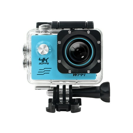 Diving Camera (AGPtek Ultra HD 4K WIFI Sports Action Camera Ultra HD Waterproof DV Camcorder 12MP 170 Degree Wide Angle Diving)