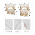 thumbnail image 6 of Orange White Pumpkins Fall Kitchen Curtains Sets 36 Inch Length with Valance, Thanksgiving Botanical Leaves Swag Valances and Tiers Curtain Set Drapes Swag Curtains for Living Room, Bathroom, Bedroom, 6 of 6