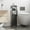Black, variant on VECELO Small Bathroom Storage Cabinet, Corner Floor Cabinet with Toilet Paper Holder and Shelves, Black