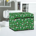 thumbnail image 4 of ZIATUBLE Christmas Santa Claus Sewing Machine Cover Dust Cover Universal Sewing Machine Cover Dust Cover Quilted Dustproof Dust Cover with Storage Pocket Fits Most Sewing Machines, 4 of 7
