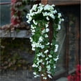 thumbnail image 2 of Artificial Hanging Flowers Artificial Violet Vine Hanging Plants Artificial  for Home Room Garden Wedding Indoor Outdoor Decoration, 2 of 5
