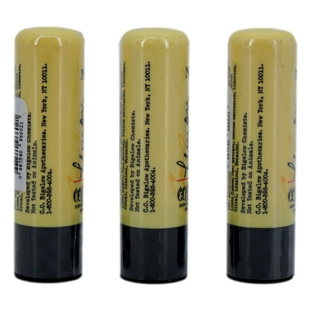 c.o. bigelow lip balm lemon Bath & Body Works C.O. Bigelow Lemon Lip Balm Stick (No Shine Formula) No.  1421 - Pack of 3