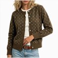 thumbnail image 4 of ZIXKCGDSE Women's Lightweight Knit Cardigan Cute Soft Button-Down Sweater Versatile Fall Tops Size 3XL, 4 of 4