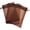 Brown, variant on 500 Pcs Mixed Colors (Chosen by Random) 5x7 Sheer Drawstring Organza Gift Bags Wedding Party Favor Bags