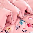 thumbnail image 7 of Sleep Zone Kids Bedding Comforter Set Full/Queen Size - Super Soft & Cute Printed 3-Piece Comforter Set All Seasons for Boys, Girls, Fade Resistant, Machine Washable, Pink Flower, 7 of 7