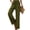 Army Green, variant on jinghuiyue Womens Wide Leg Pants High Waisted Straight Leg Casual Palazzo Lounge Beach Trousers with Pockets M