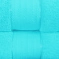 thumbnail image 5 of GLAMBURG 700 GSM Premium Cotton 2-Pack Oversized Extra Large Bath Sheet Set - 100% Combed Cotton -2 Bath Sheets 35x70 -Luxury Hotel & Spa Quality - Durable Ultra Soft Highly Absorbent- Turquoise Blue, 5 of 5