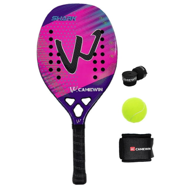 Pala de pádel CAMEWIN de fibra de carbono 18k 360g + 10g