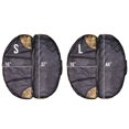 thumbnail image 4 of Silfrae Compound Bow Case Soft Bow Padded Case Light-Weight Bow Carry Bag with Arrow Pocket (Black Pro, L), 4 of 4