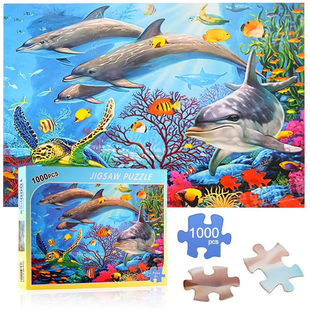 Puzzle Jigsaw 1000 Piece Education for Kids Adult Puzzles Educational 58x58cm US 
